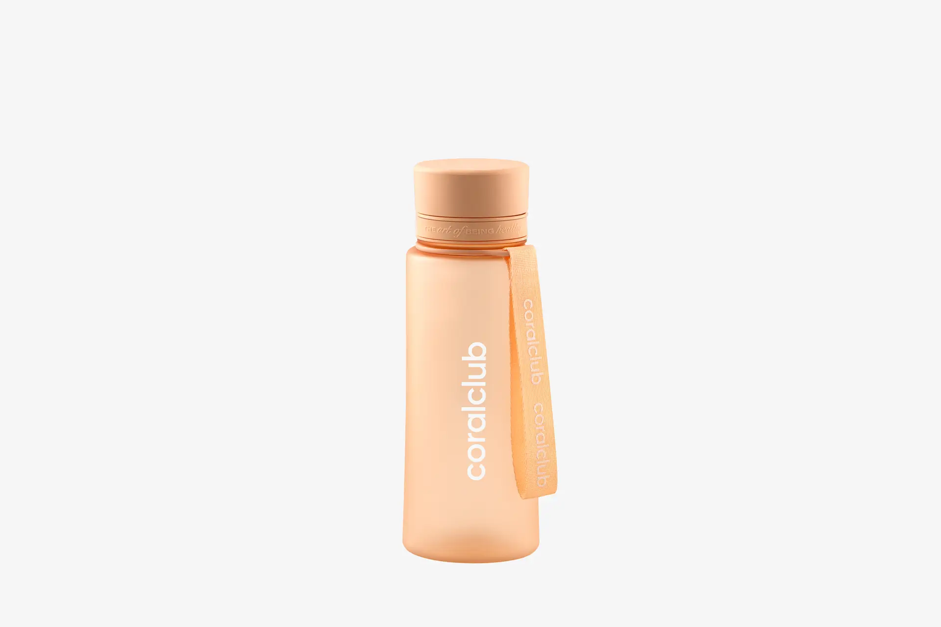Пластмасова бутилка coralclub, бежова