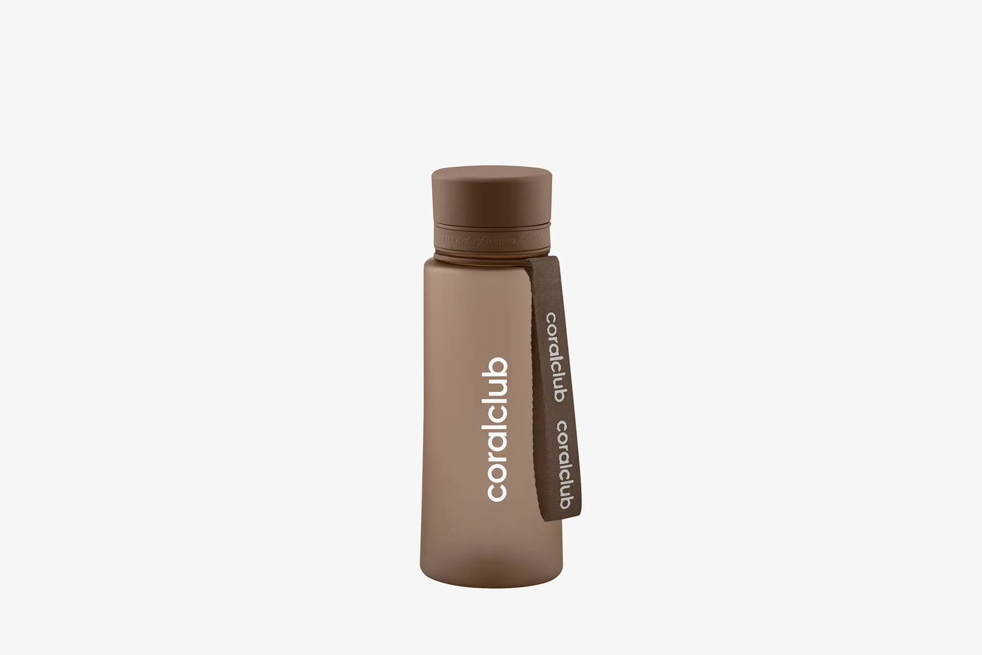 Пластмасова бутилка coralclub, кафява