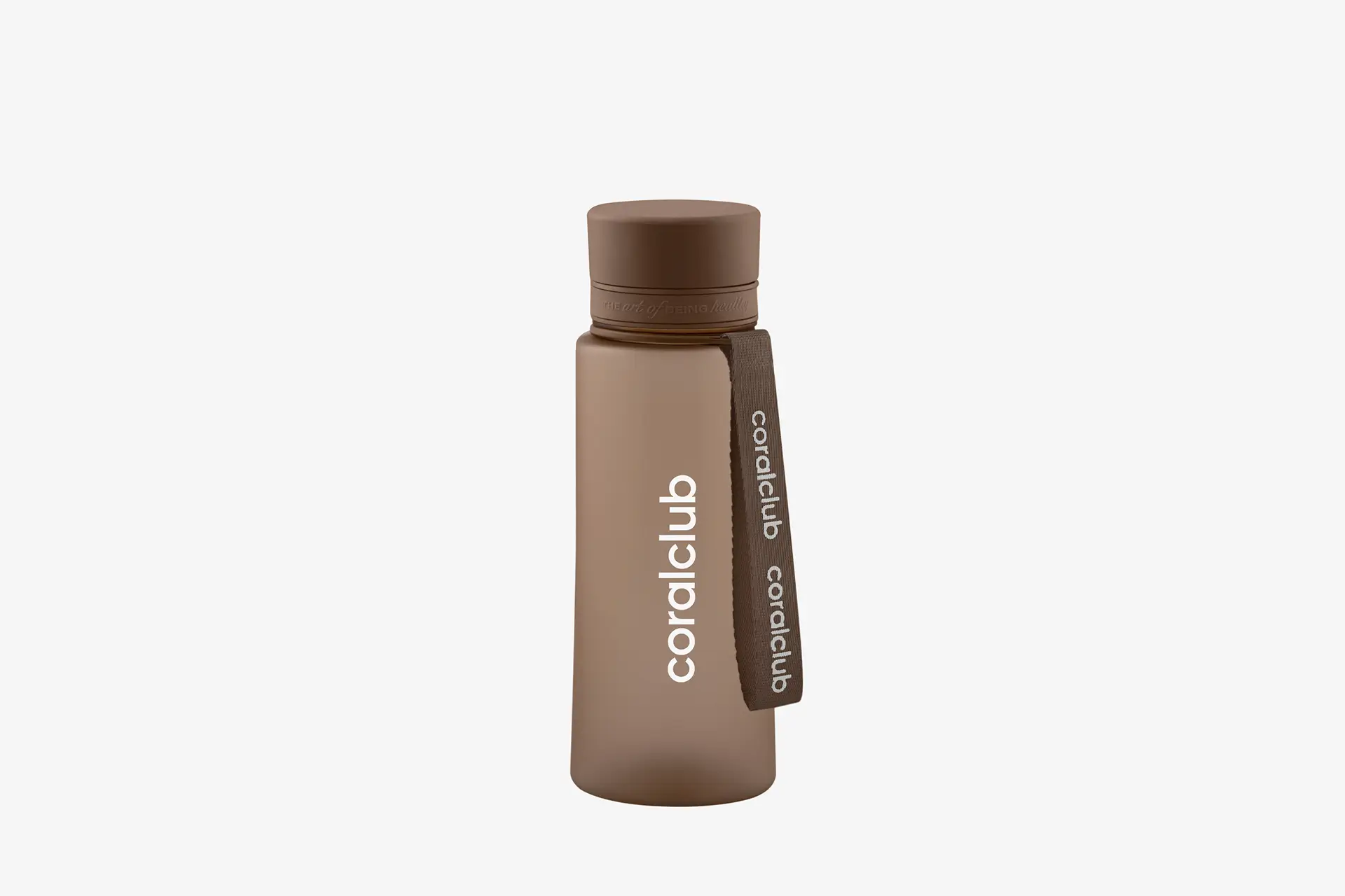 Пластмасова бутилка coralclub, кафява