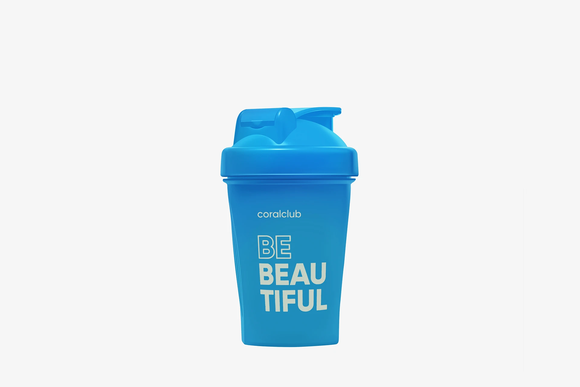 Шейкър Coral Club Be beautiful 400 мл, син