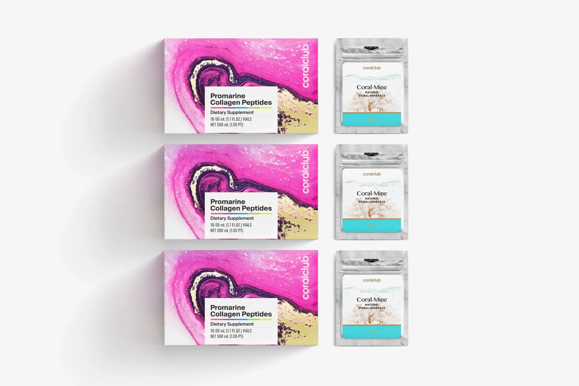 Промарин колагенови пептиди & Корал-Майн