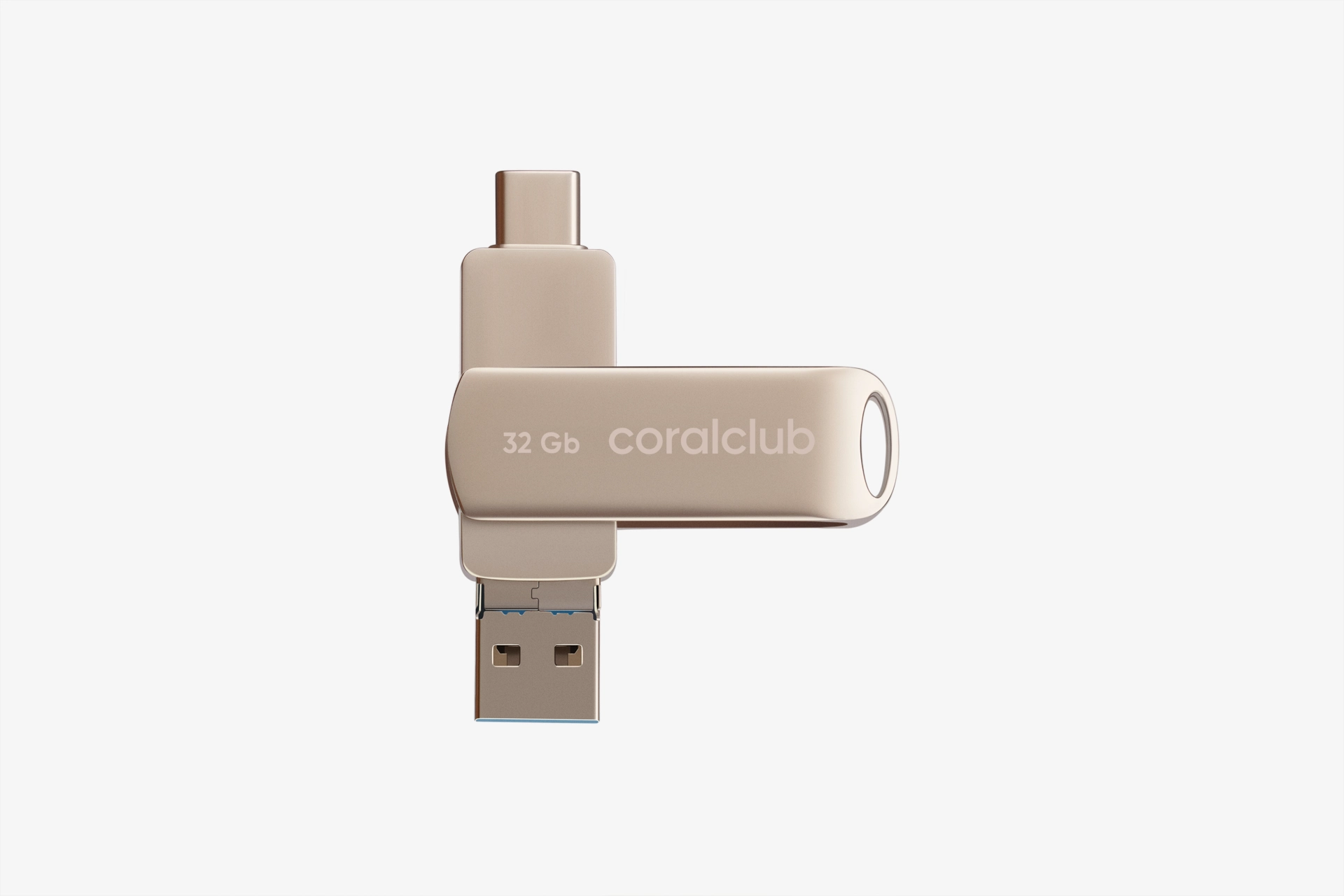 Флашка  CORALCLUB USB+Type-C